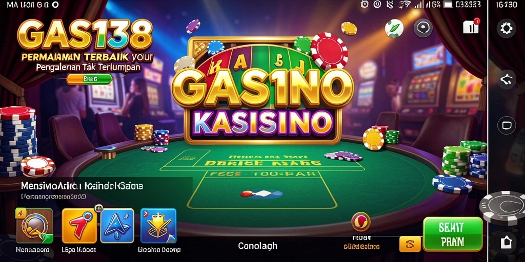 Tampilan gameplay Kasino yang seru dan mengasyikkan.