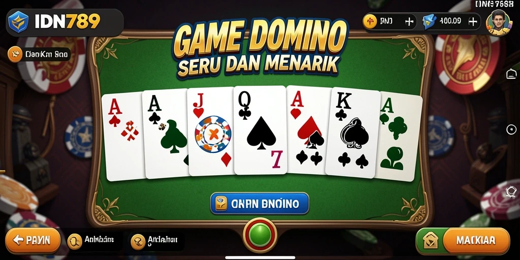 Gameplay Domino yang seru dan interaktif di IDN789.