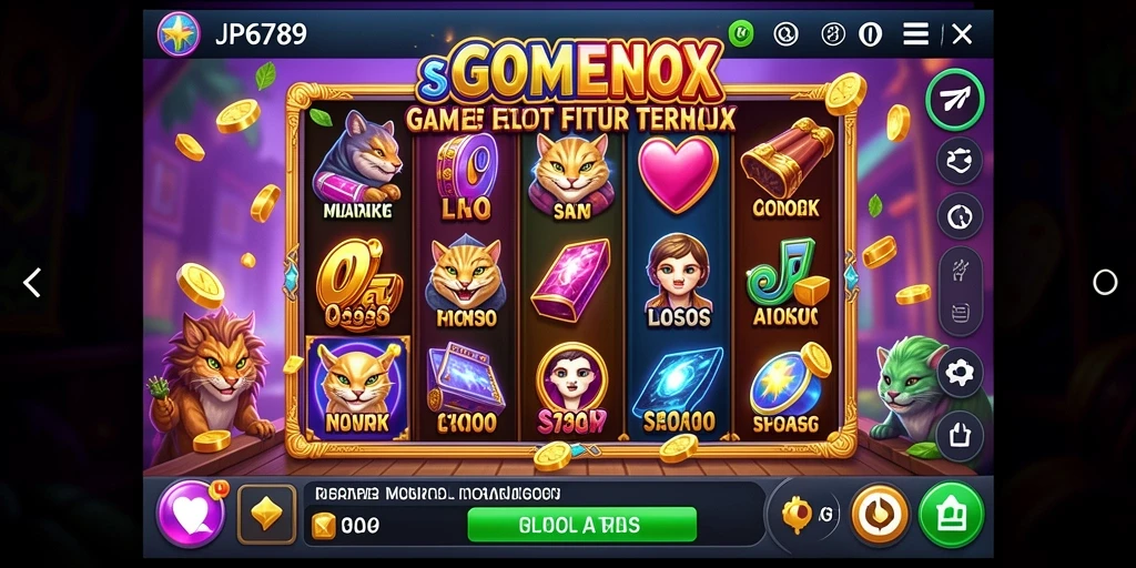 Screenshot gameplay JP6789 dengan efek visual yang menarik.