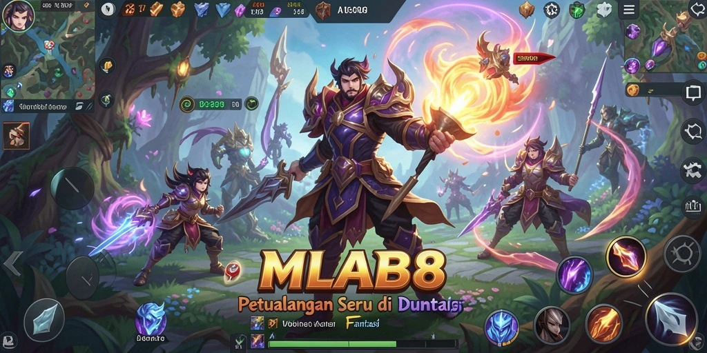 Tampilan gameplay seru dengan karakter beraksi di dunia petualangan.