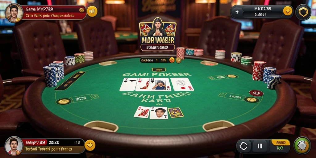 Screenshot utama MVP789 menampilkan gameplay seru Poker dengan grafik memukau.